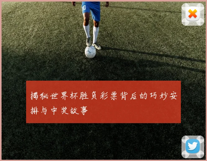 揭秘世界杯胜负彩票背后的巧妙安排与中奖故事